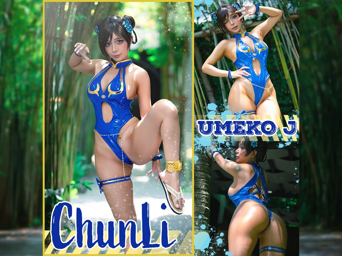 Umeko_J - Chun Li Outfit 4 [98P,8V-1.41GB] tg@simisebaisi 【丝足阁】077.webp